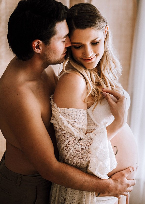 Bohemian maternity portrait — Kristielle Amy Studios